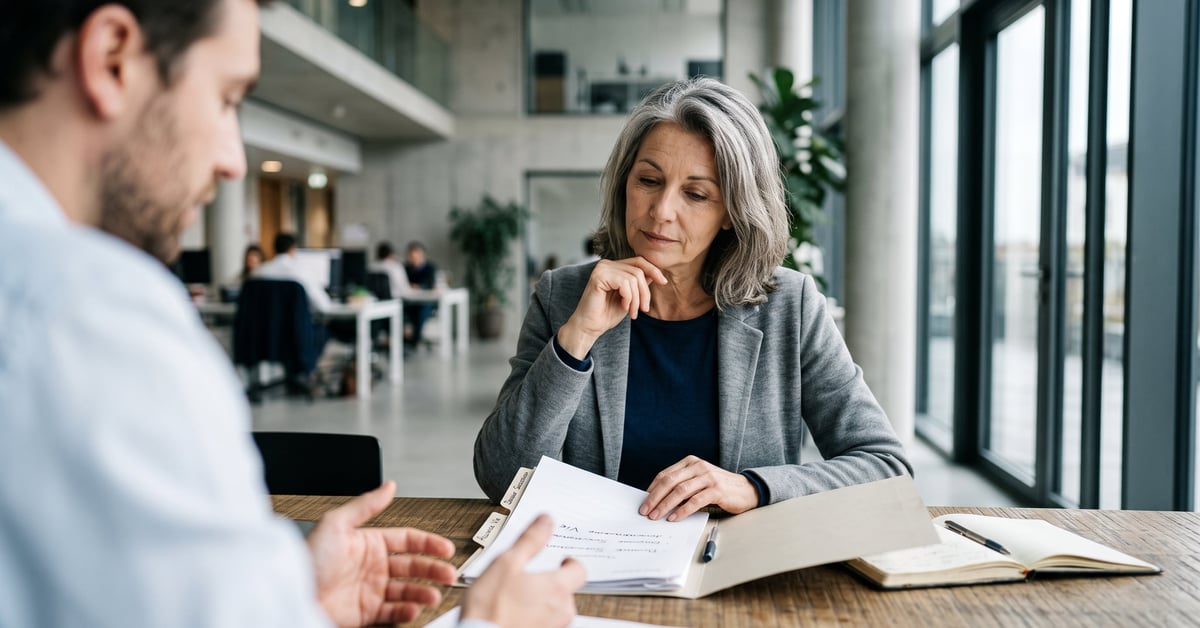 Assurance vie meilleur contrat épargne - conseiller financier avec documents de placement