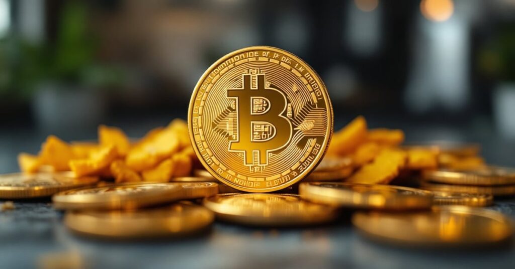 Cryptomonnaie def : représentation visuelle d'une monnaie numérique décentralisée
