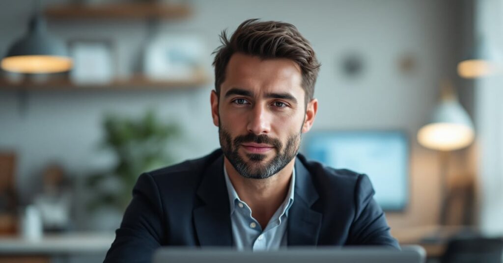 Simulation d'investissement en bourse sur écran avec graphiques boursiers et données financières